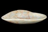 Polished Banded Onyx (Aragonite) Decorative Bowl - Morocco #251132-1